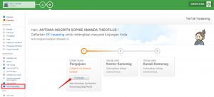 dan password login Anda pada halaman login yang muncul Cara Verval Inpassing PTK Pada Aplikasi Simpatika