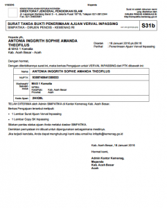 dan password login Anda pada halaman login yang muncul Cara Verval Inpassing PTK Pada Aplikasi Simpatika