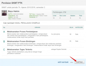 cek kembali dan cetak